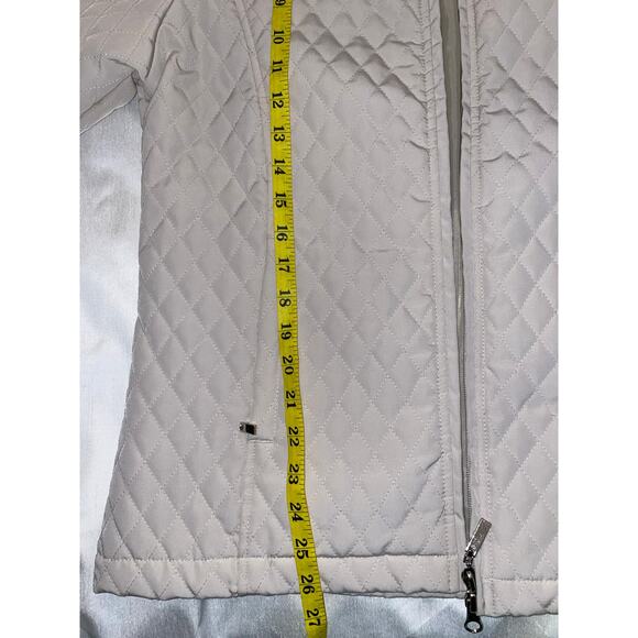 Vantage Diamond Puffer‎ Jacket in Cream - Size M - Classic fit - Picture 9 of 12
